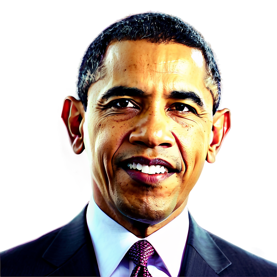 Obama Portrait Png Akl