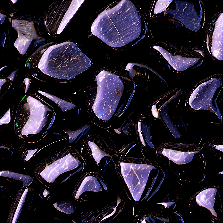 Obsidian Chips Gravel Png 06272024