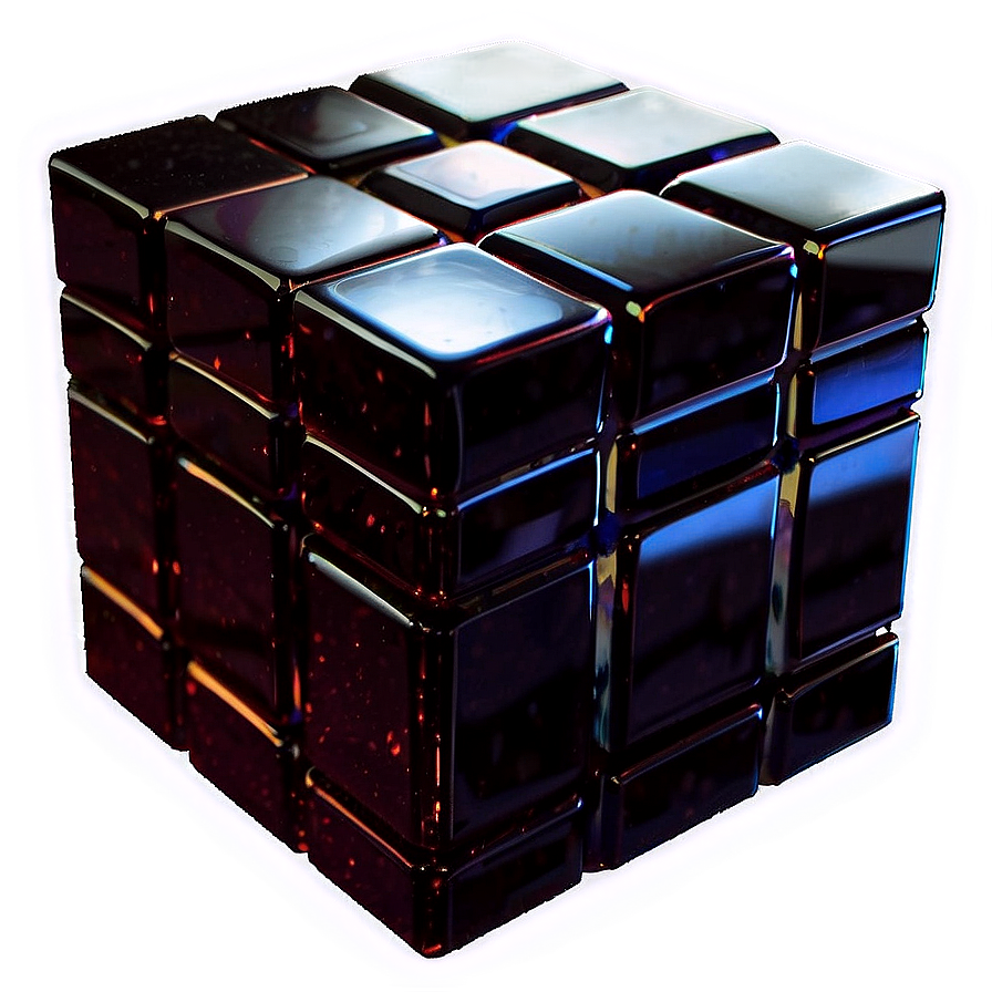 Obsidian Cube Block Png 77