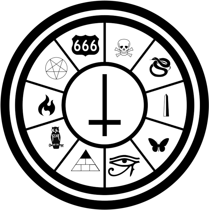 Occult Symbols Wheel