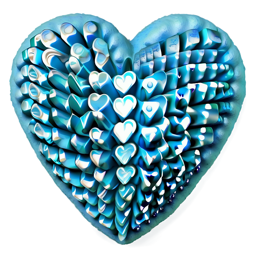 Ocean Candy Heart Png 06122024