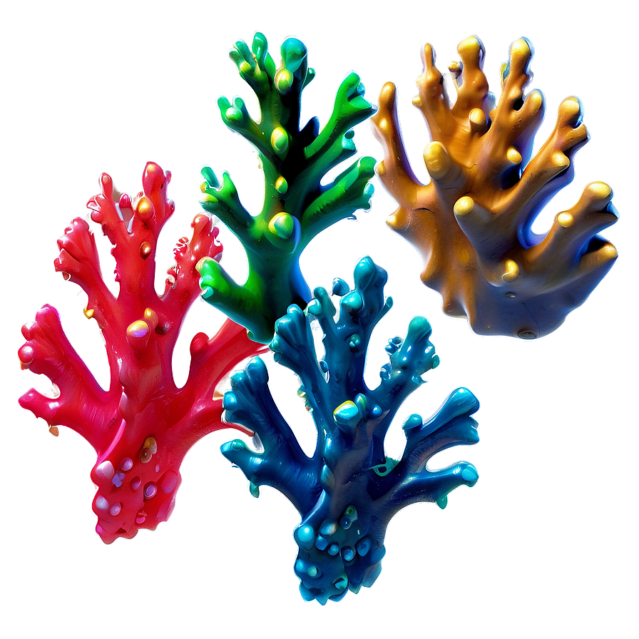 Ocean Colorful Coral Png 05212024