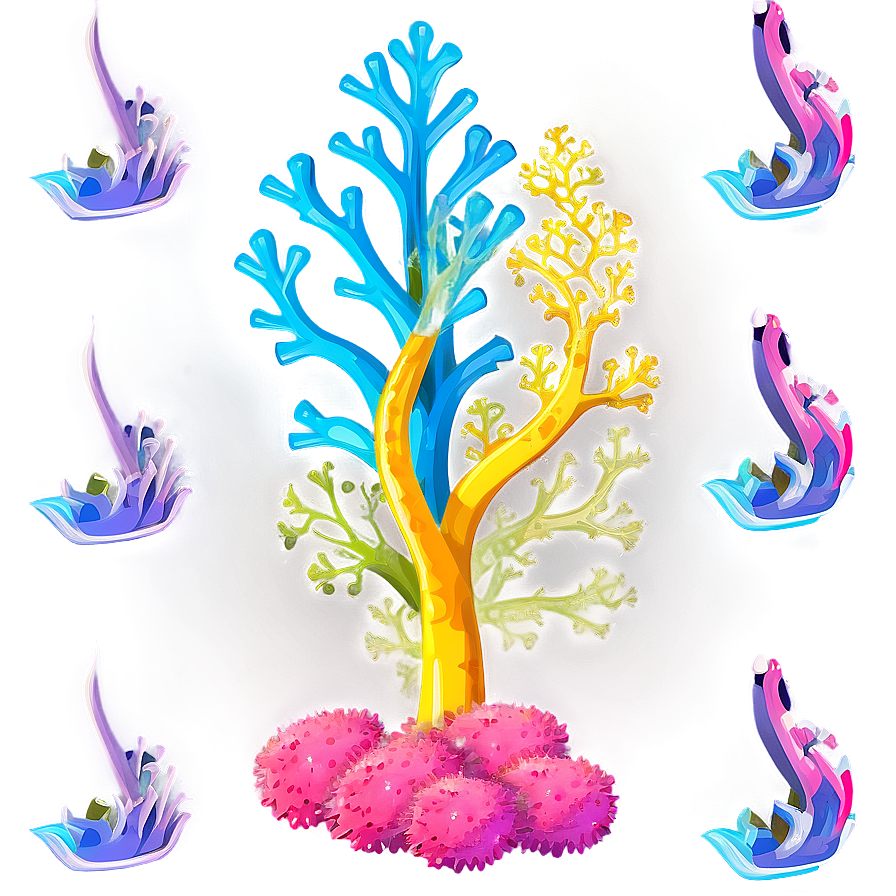 Ocean Colorful Coral Png 83