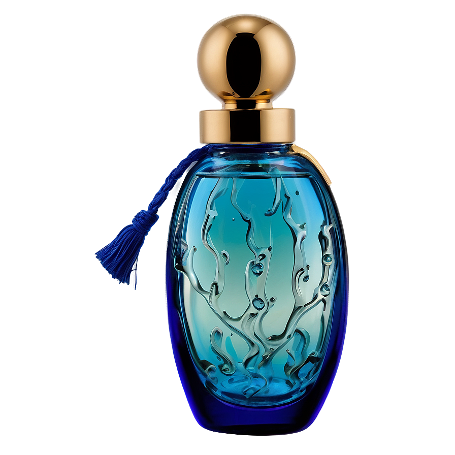 Ocean Inspired Perfume Bottle Png Wxe