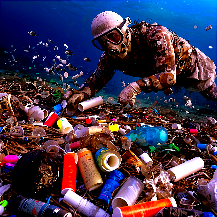 Ocean Plastic Pollution Png Yud
