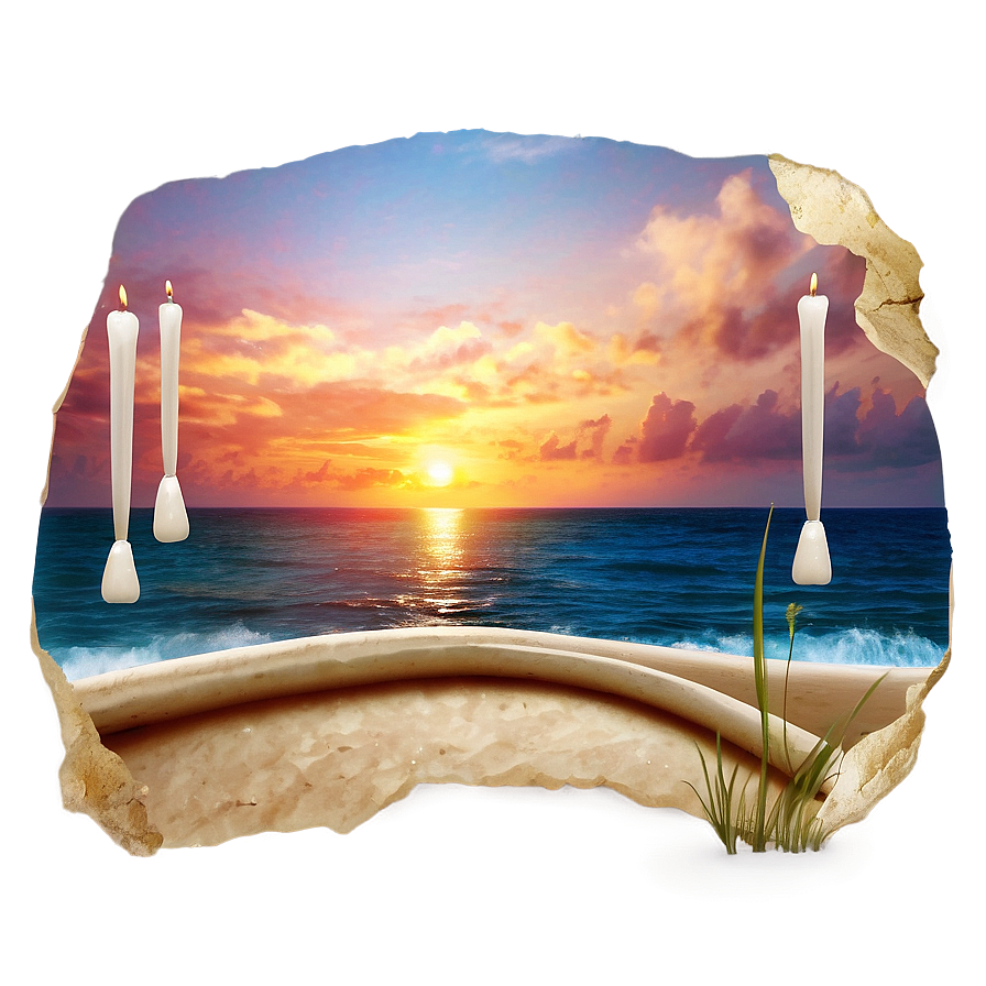 Ocean Sunset Memorial Png 06252024