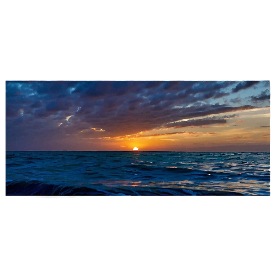 Ocean Sunset View Png 05212024
