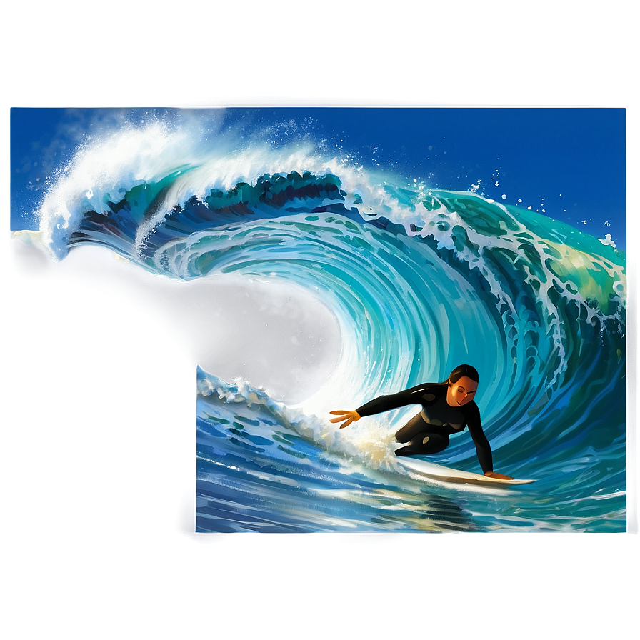 Ocean Surfing Wave Png 05212024