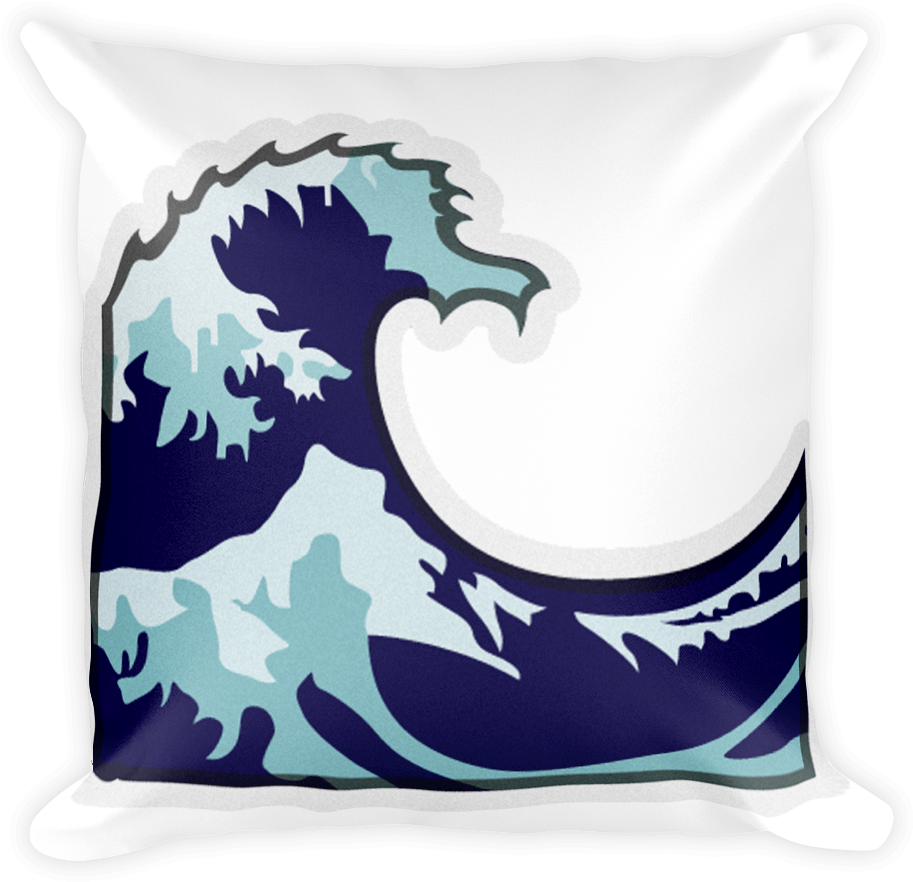 Ocean Wave Cushion Design
