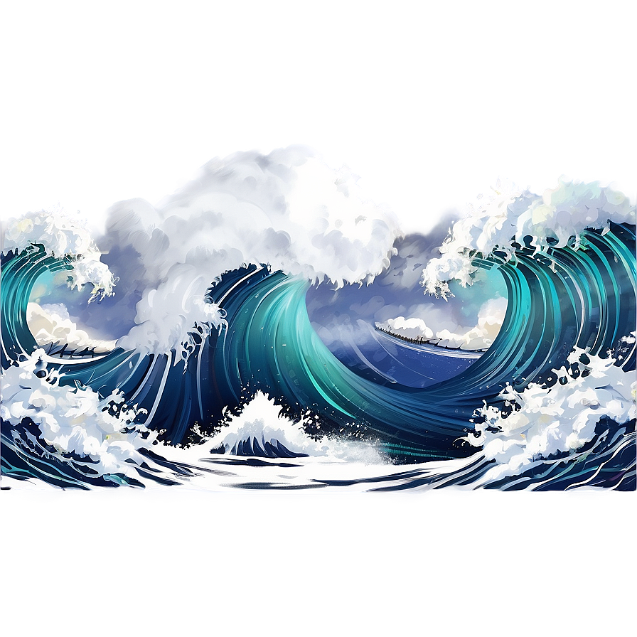 Ocean Wave Storm Png 9