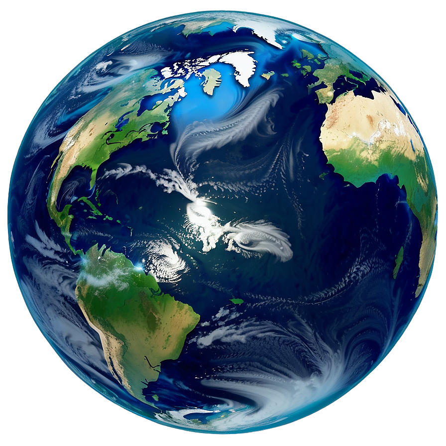 Oceanic Blue Planet Representation Png 06292024