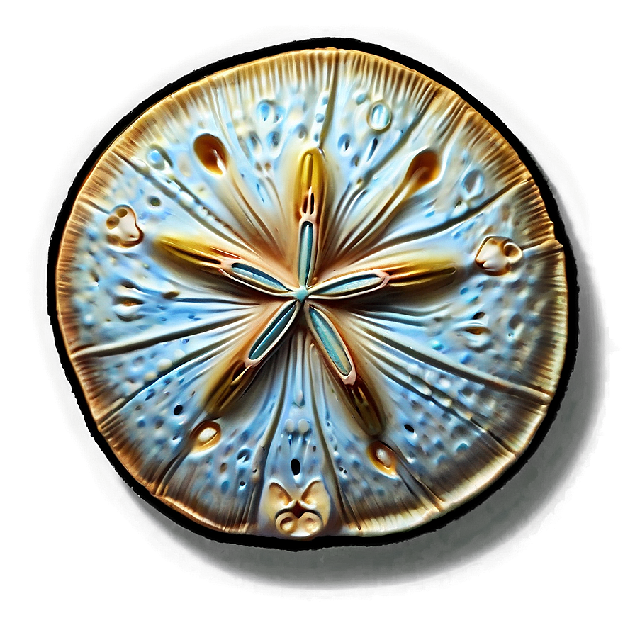 Oceanic Sand Dollar Design Png 06212024