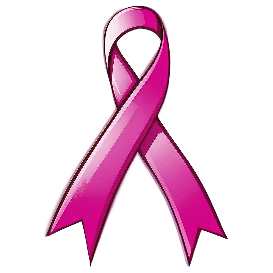 October Pink Support Ribbon Png 06212024