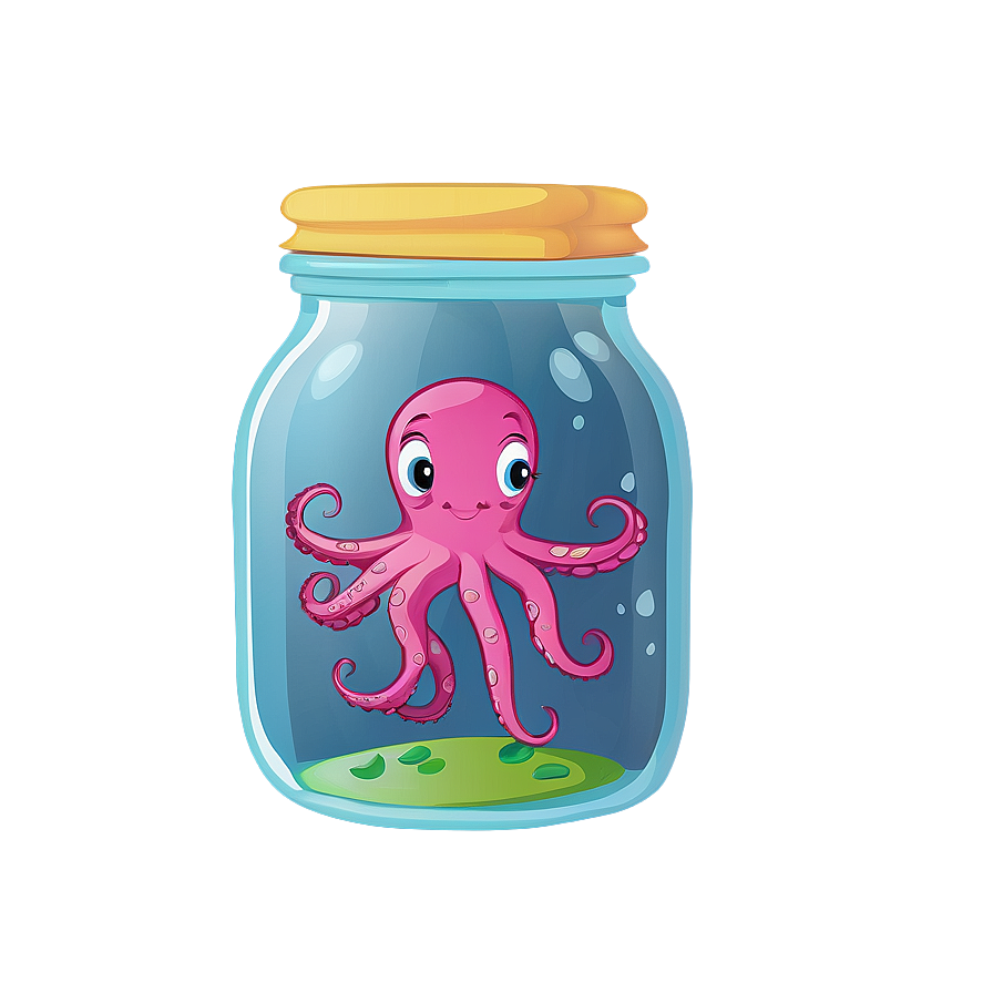Octopus In A Jar Png 05062024