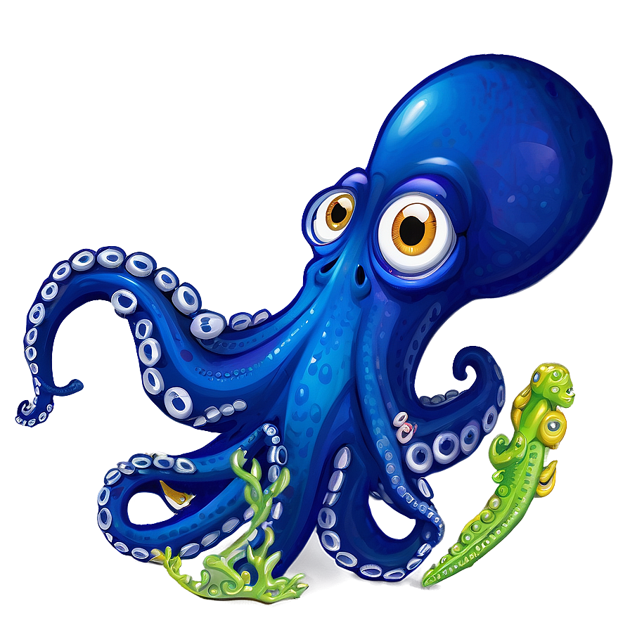 Octopus Playing Instruments Png 05062024