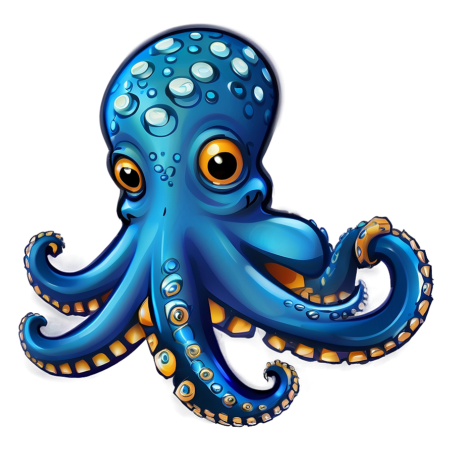 Octopus Playing Instruments Png 4