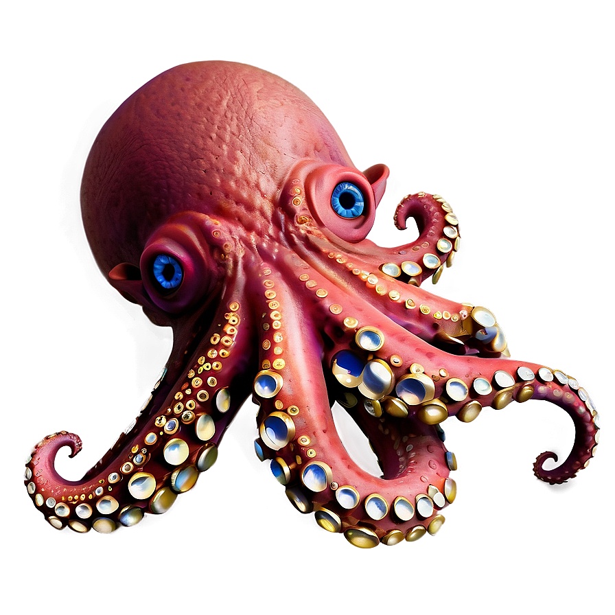 Octopus With Treasure Png Tsx