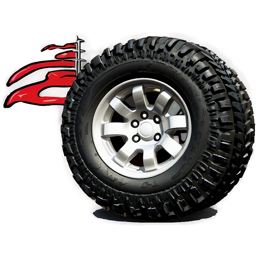 Off-road Car Wheel Png Ikn36