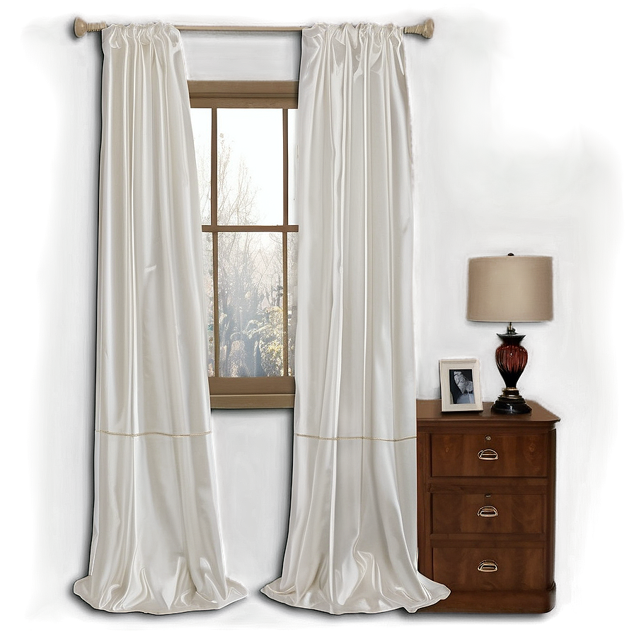 Off White Curtains Png Dft79