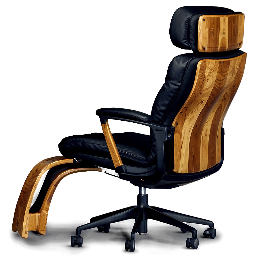 Office Chair With Headrest Png Dqm