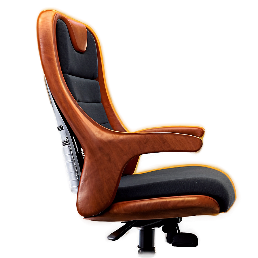 Office Chair With Headrest Png Xak