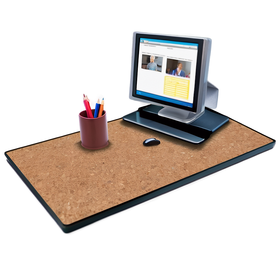 Office Cubicle Cork Board Png 06202024