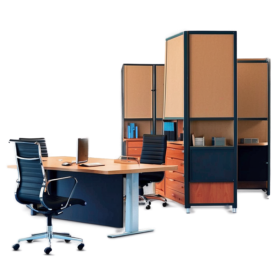 Office Desk Partition Png Ded99