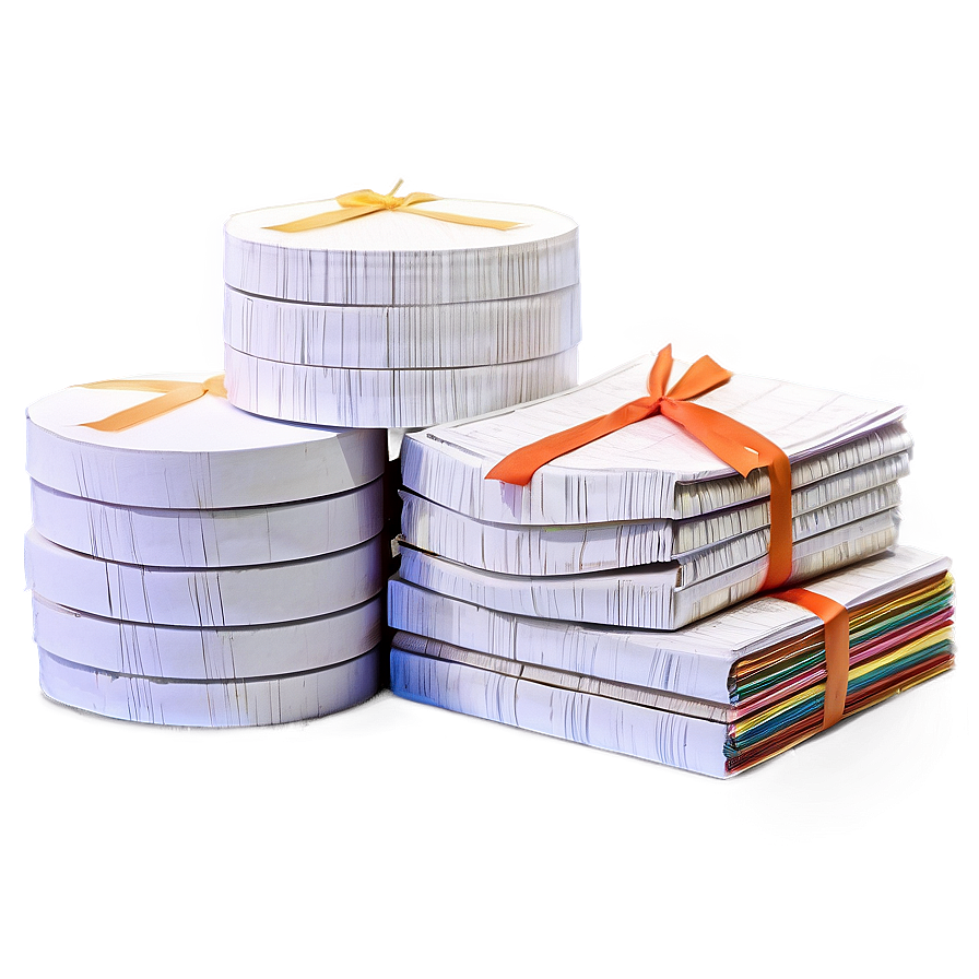 Office Paper Stack Png Elh85