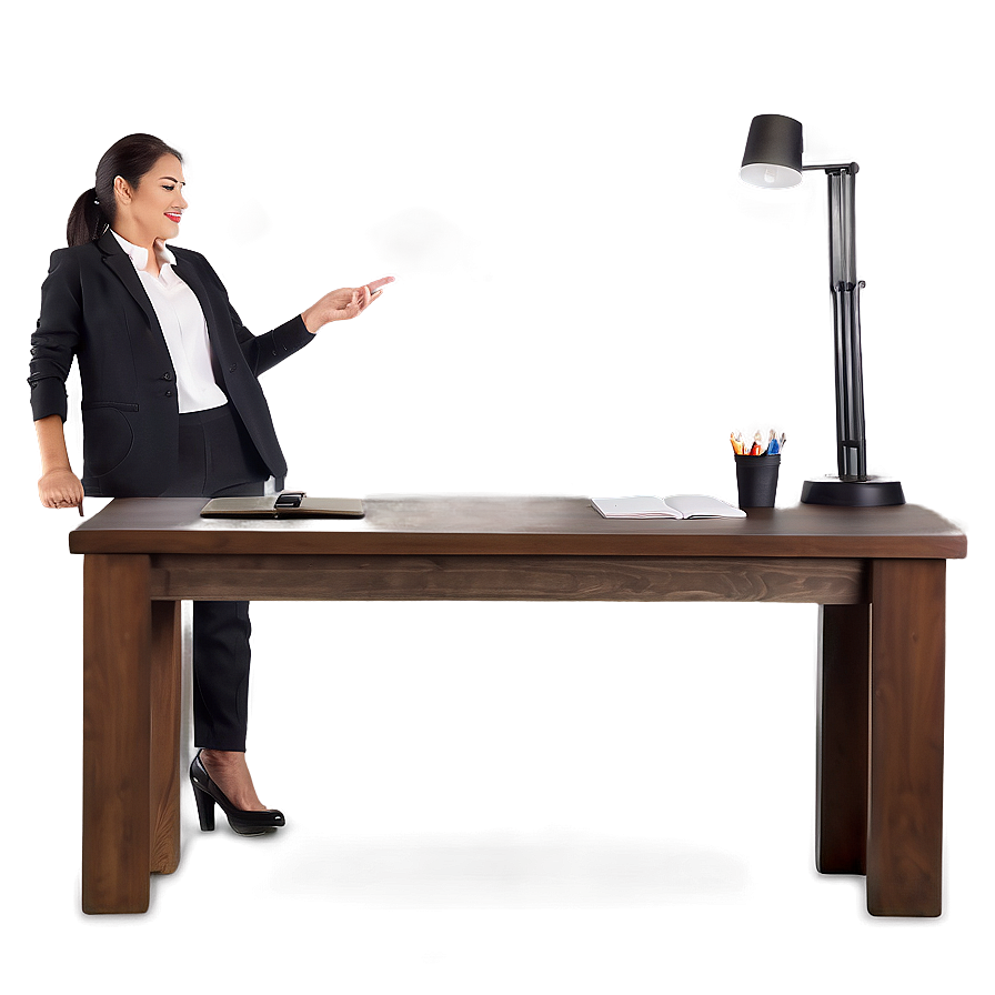 Office Table Setup Png Gop