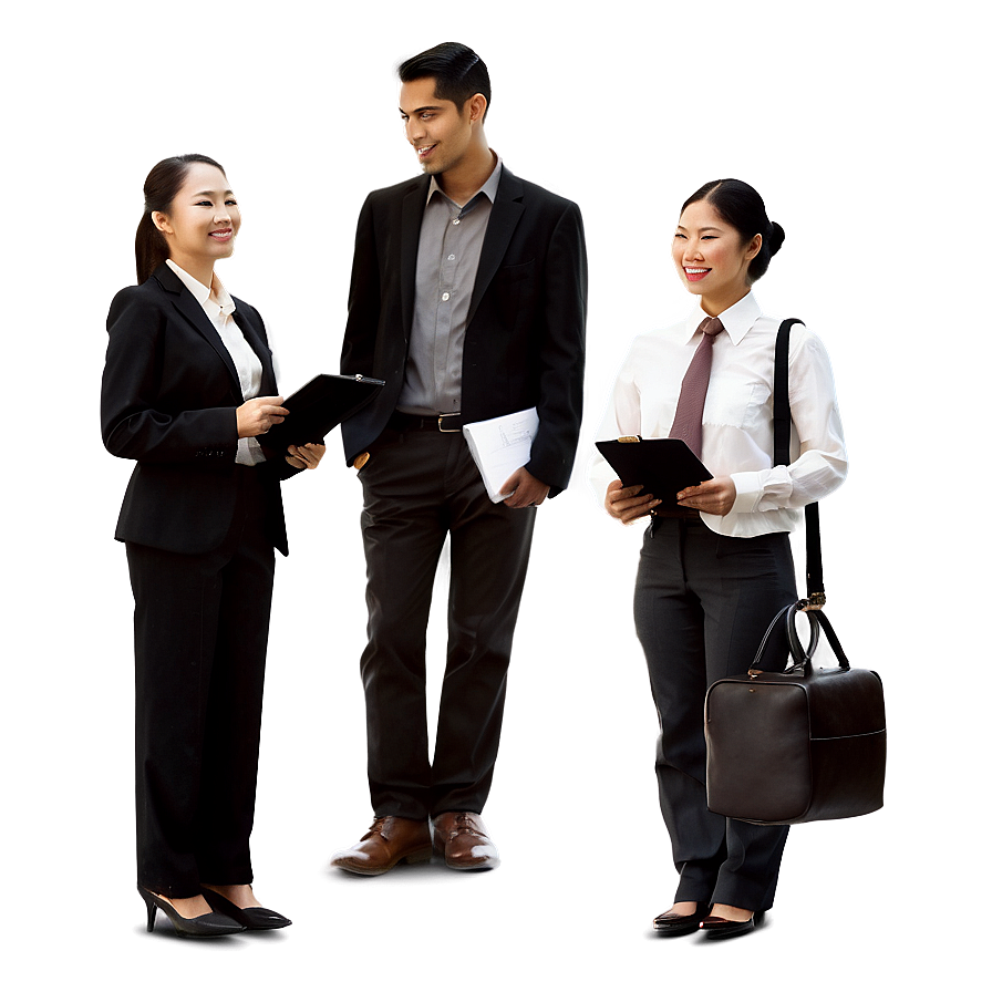 Office Workers Standing Png Tpw76