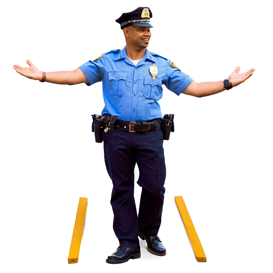 Officer Directing Traffic Png 06252024