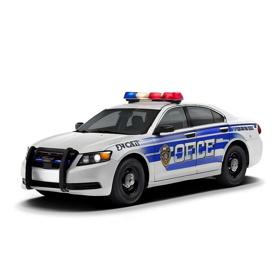 Officer In Patrol Car Png Isp