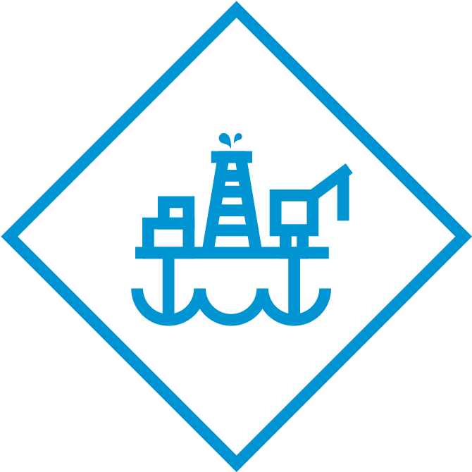 Offshore Oil Rig Icon