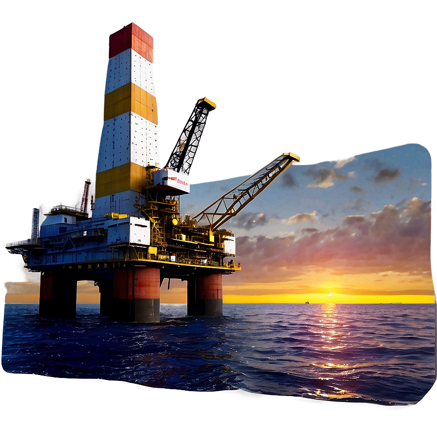 Offshore Rig Night Scene Png 06122024