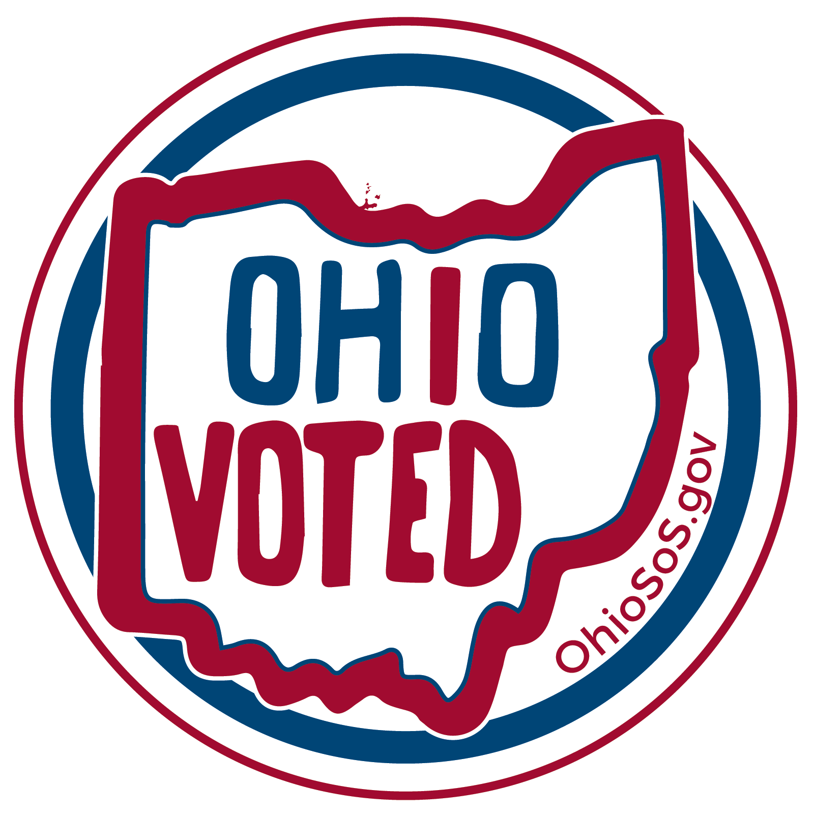 Ohio Voted Sticker Graphic