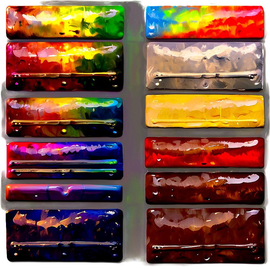 Oil Paint Palette Png Ldt5