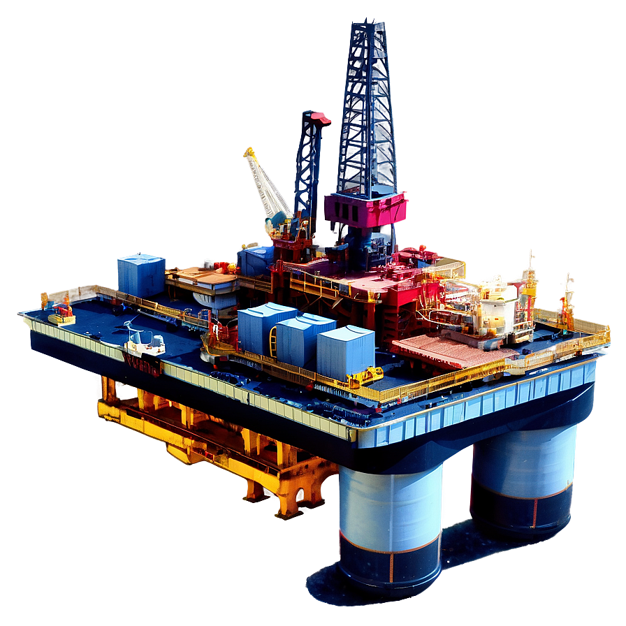 Oil Rig Under Construction Png Vvr21