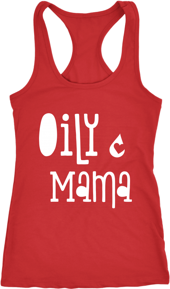 Oily Mama Red Tank Top