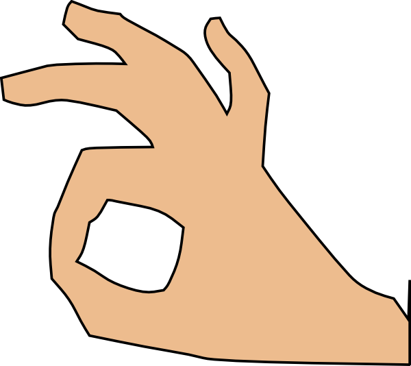 Okay Hand Gesture Illustration