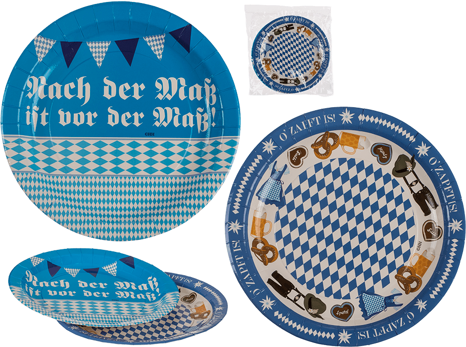 Oktoberfest Themed Paper Plates