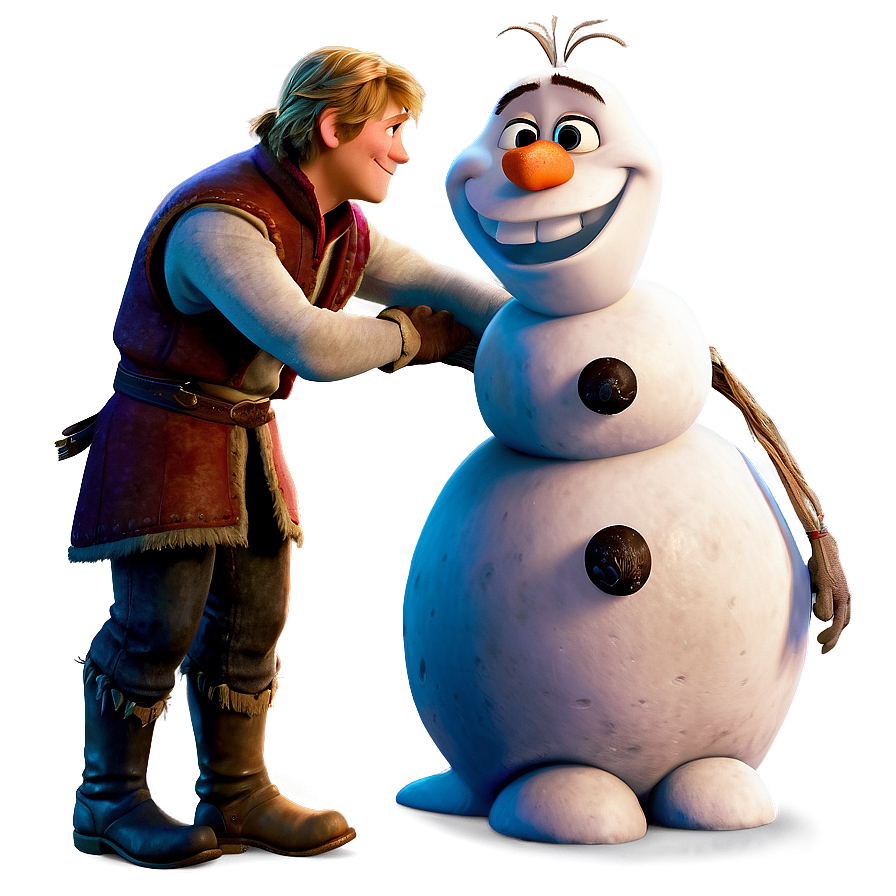 Olaf And Kristoff Bromance Png Val12