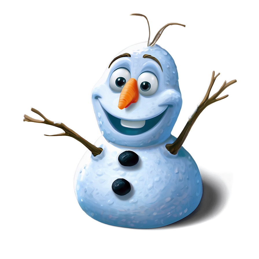 Olaf Snow Art Png 64