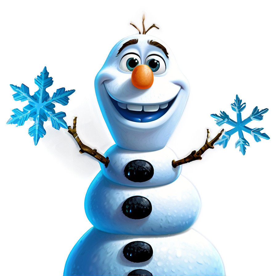 Olaf Snowflake Background Png 65