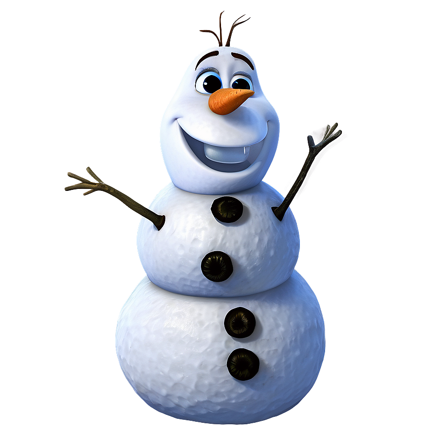 Olaf Snowman Frozen Png 05032024