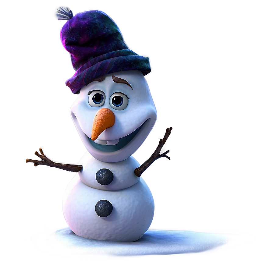 Olaf Snowman Making Png 05232024