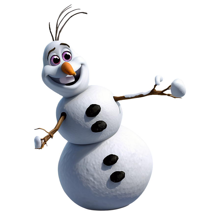 Olaf Snowman Making Png 05232024