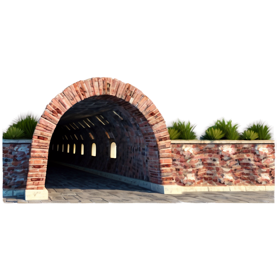 Old Brick Tunnel Png 06242024