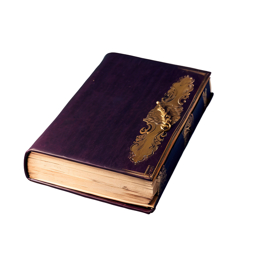 Old Closed Book Design Png Unh