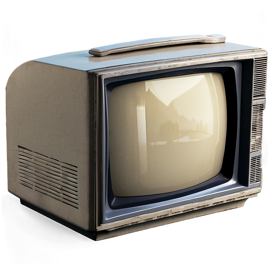 Old Crt Television Png 2