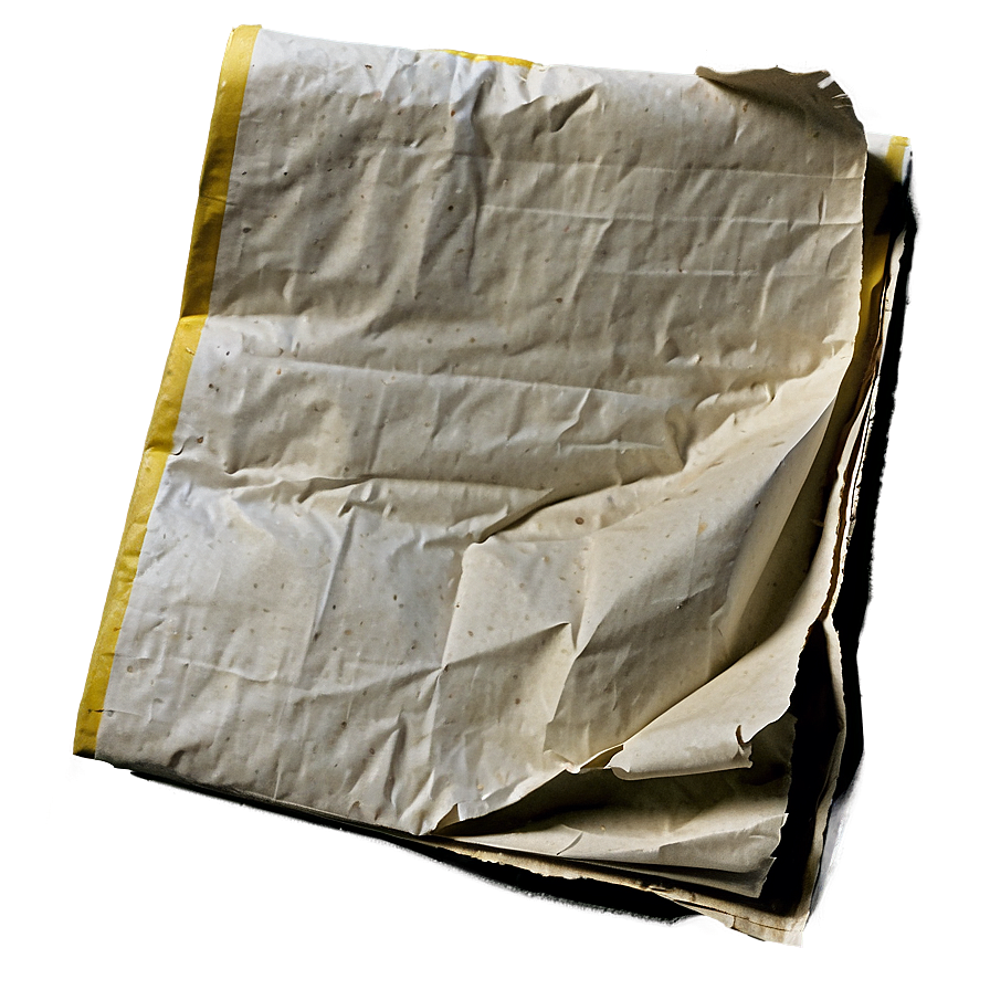 Old Crumpled Paper Png Moj86